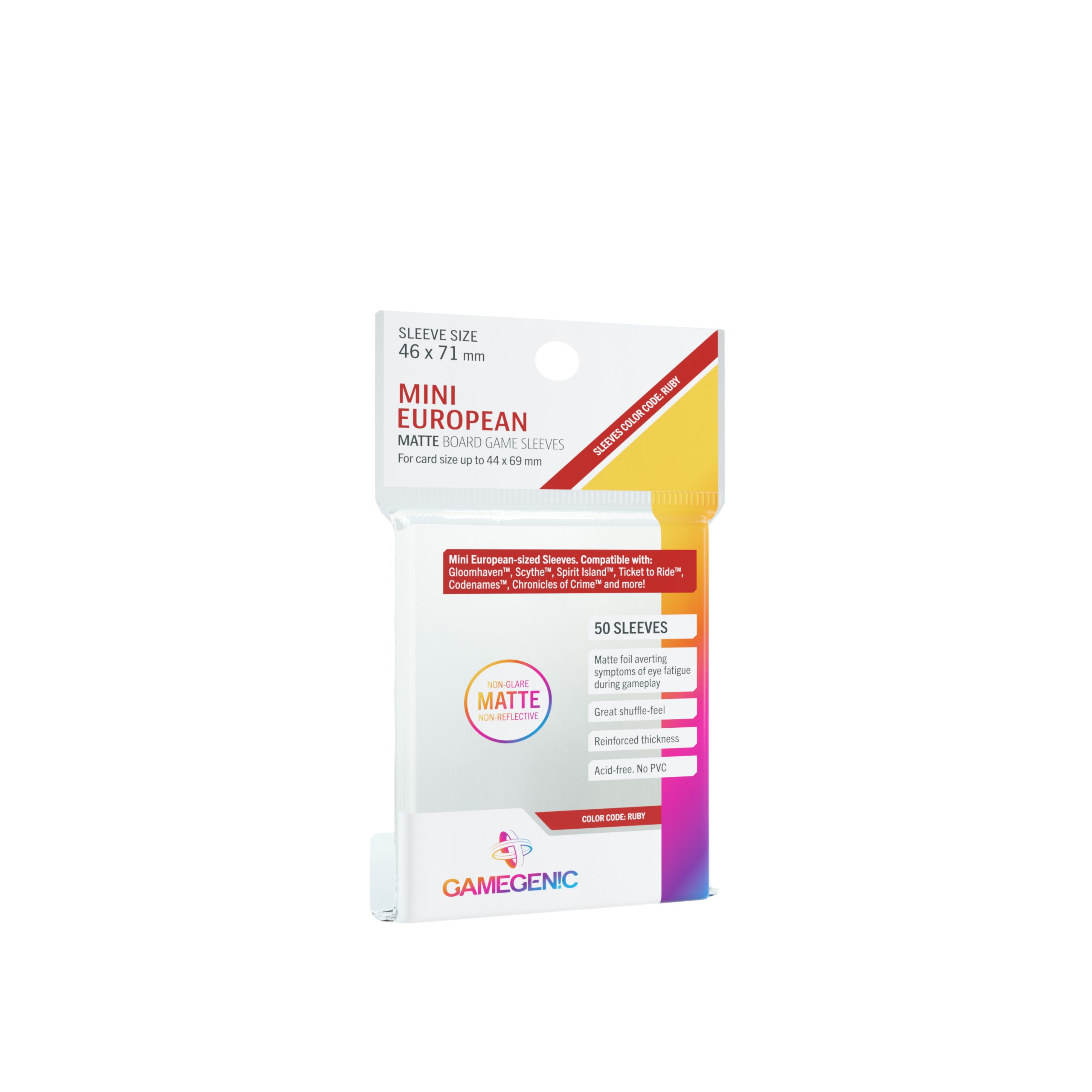 GG BGG Sleeves Matte Mini European-sized Sleeves(50) GG BGG Sleeves Matte Mini European-sized Sleeves(50)