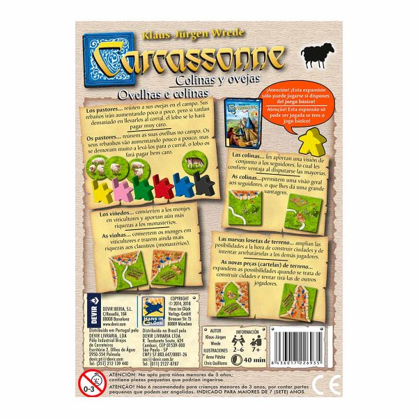Carcassonne Colinas y Ovejas - Imagen 2