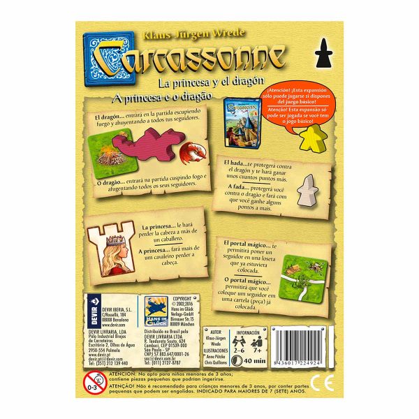 Carcassonne La Princesa y el Dragón - Imagen 2
